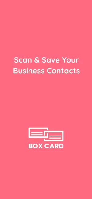 BoxCard - Scan Business card screenshot 1