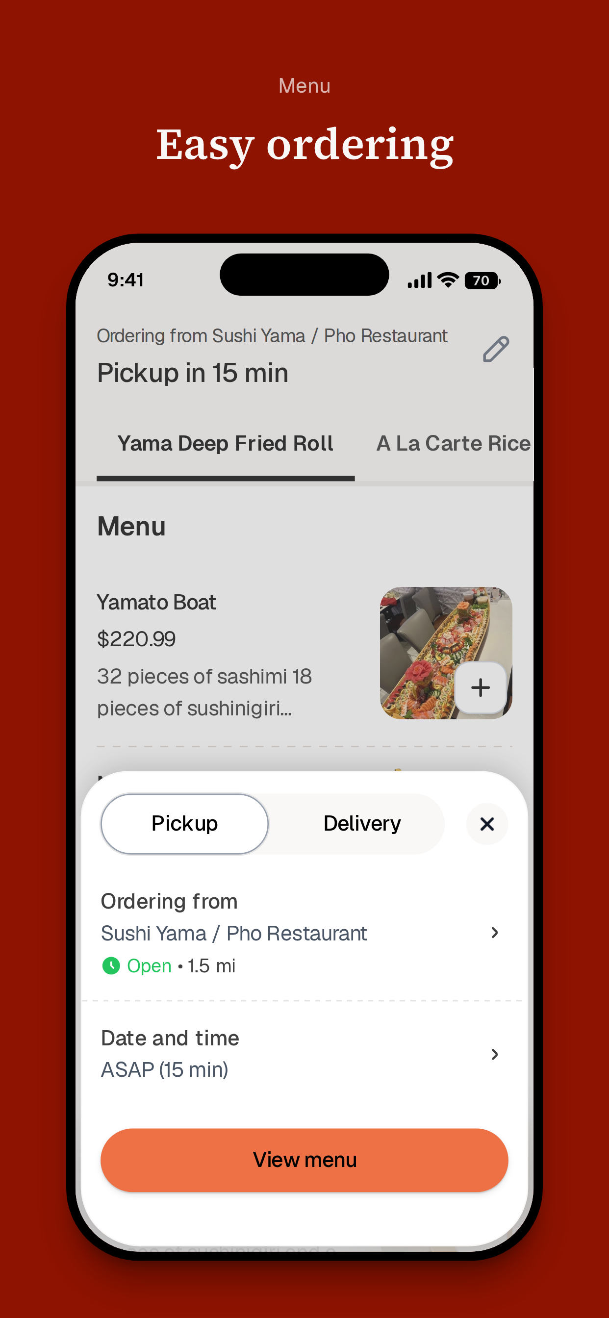 Sushi Yama TX screenshot 3