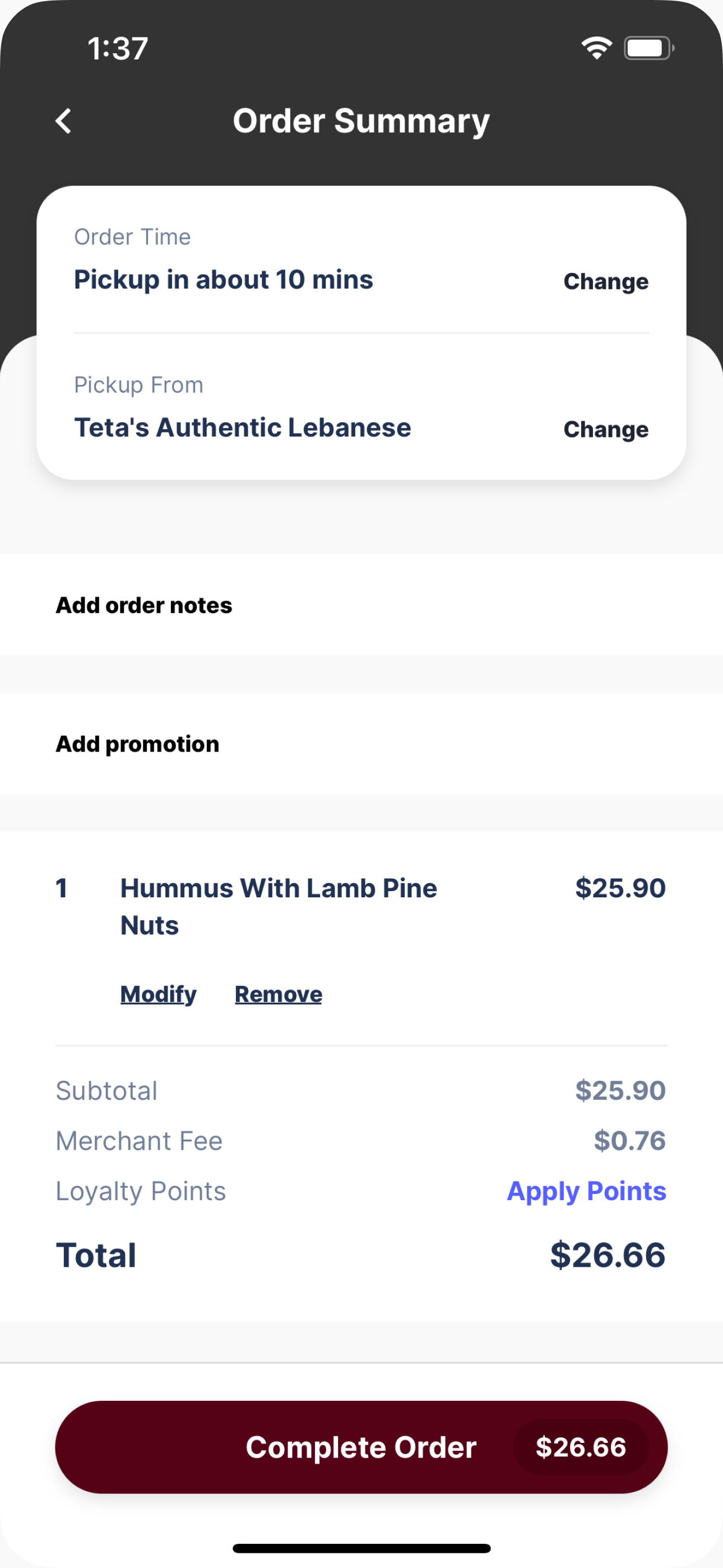 Teta's Authentic Lebanese