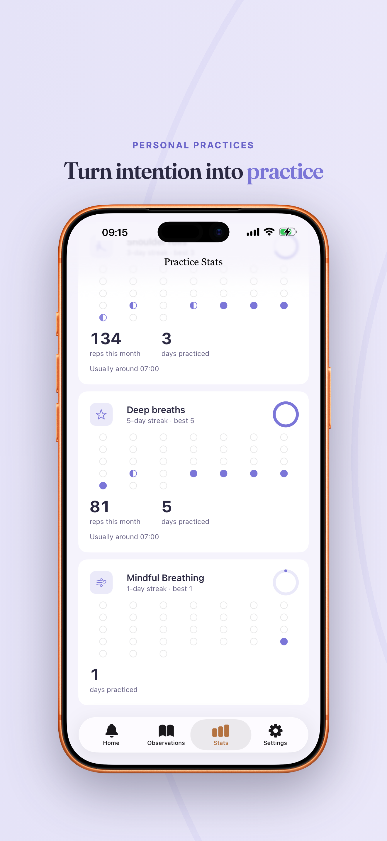 Zen Bell: Meditation Journal screenshot 8