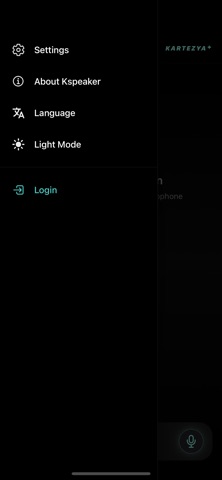 Kspeaker screenshot