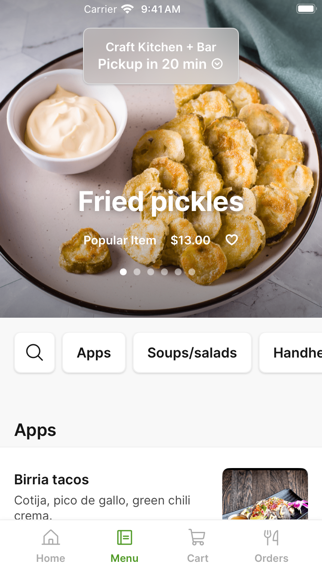 Craft Kitchen To Go iPhone screenshot 2 - Food & Drink app