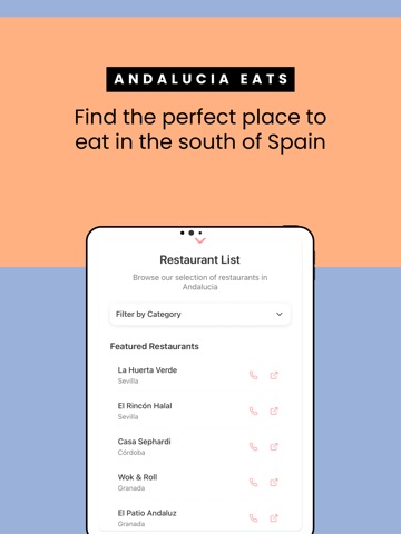 Andalucia Eats iPad screenshot