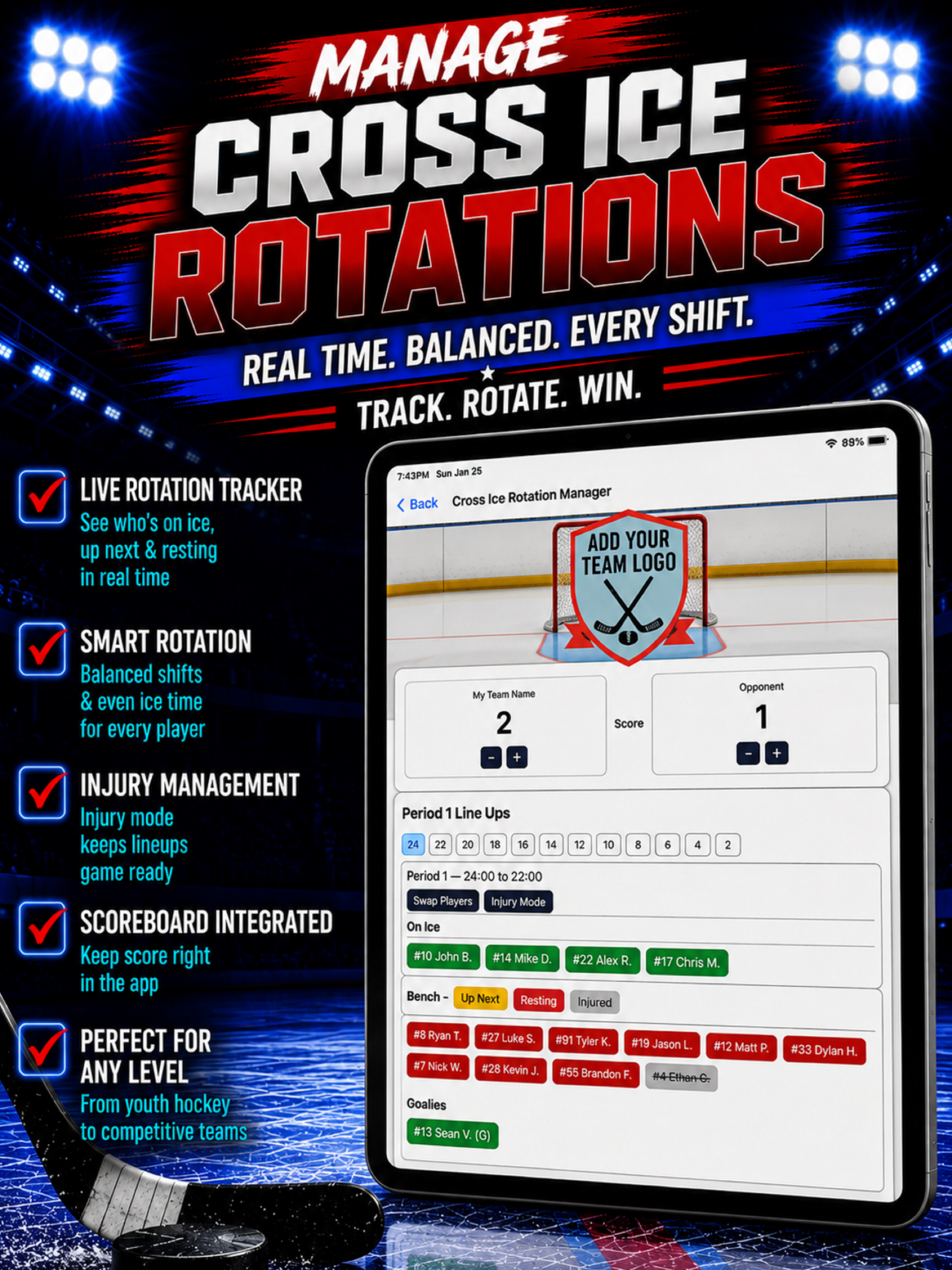 Hockey Lineup Manager screenshot 10