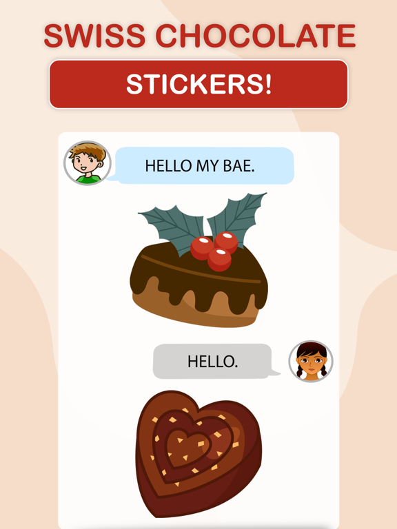 Screenshot #6 pour Swiss Chocolate Stickers!