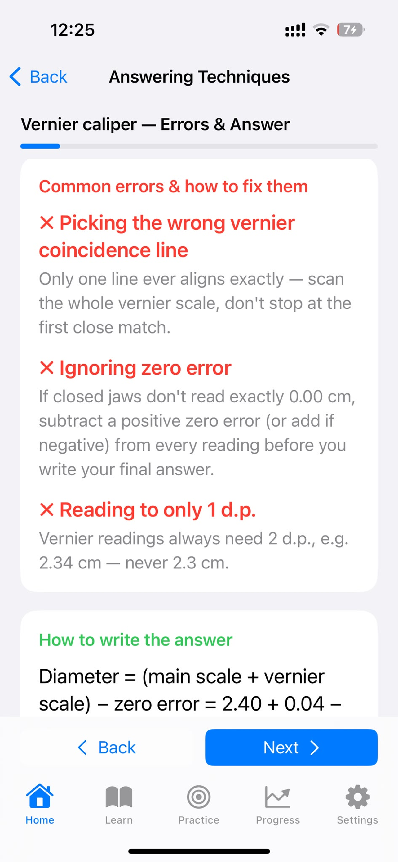 Physics Practical Exam Coach screenshot 6
