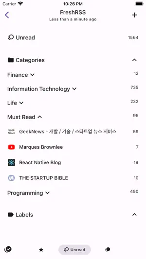 Circles Reader - RSS reader screenshot 2