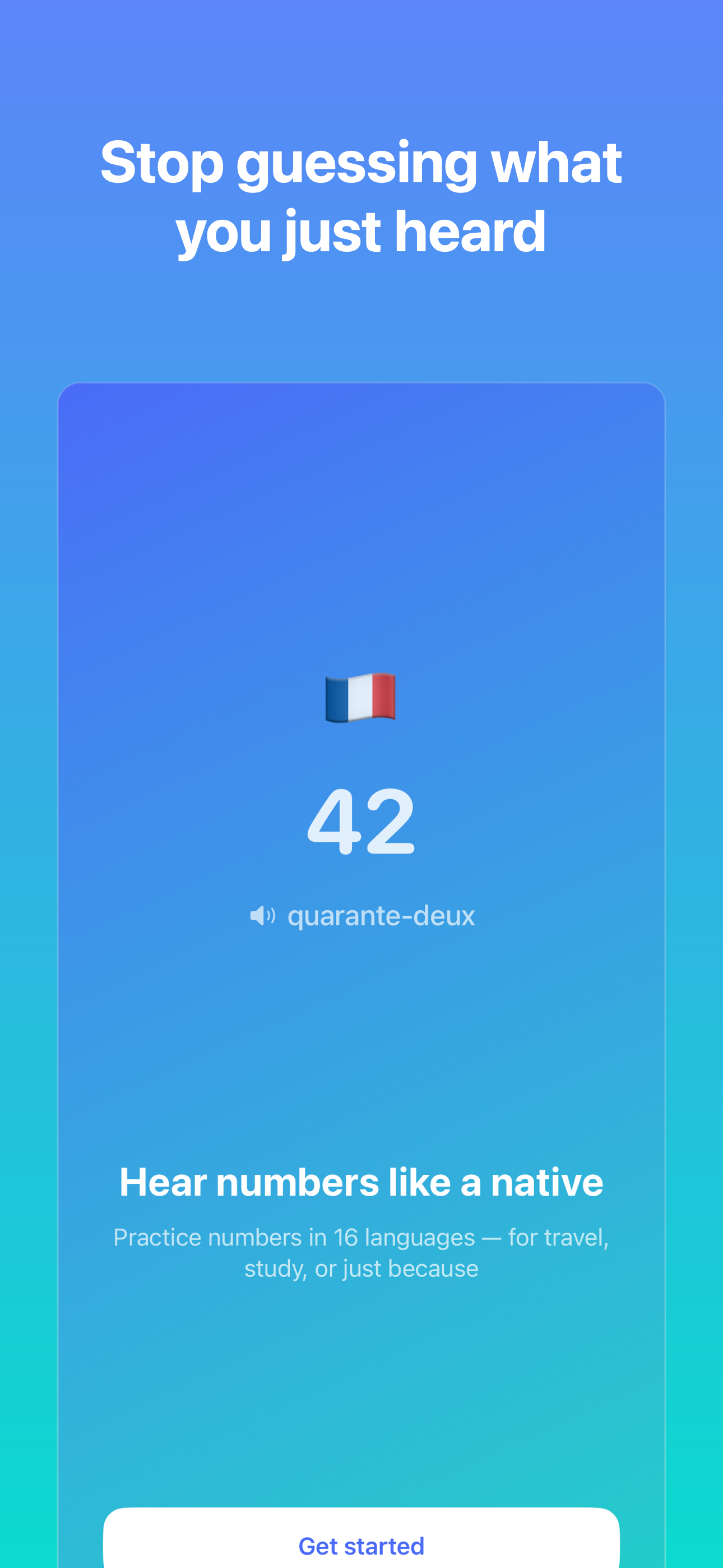 Numeranto: Hear Numbers