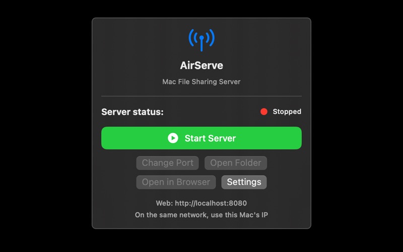 AirServe screenshot