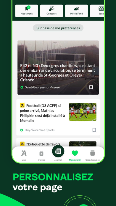 L'Avenir - Actu 24h/24 iPhone screenshot 4 - News app
