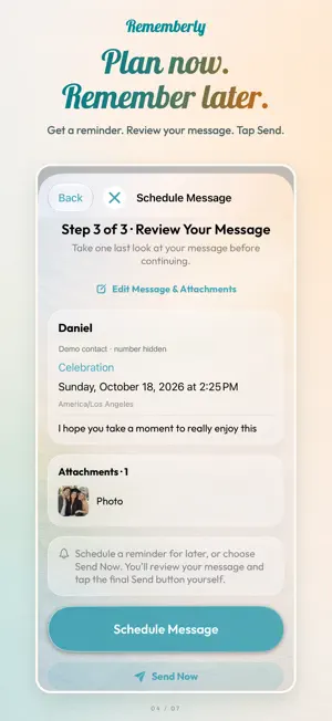 Rememberly: People & Reminders screenshot 4