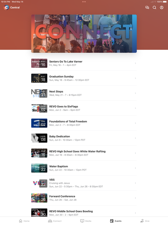 Central Church- Ga iPad screenshot