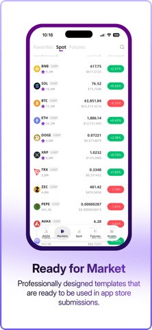 AOZX: Buy BTC & Crypto iPhone screenshot