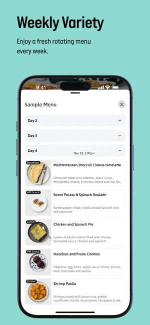 Kcal Meal Plans iPhone screenshot 6