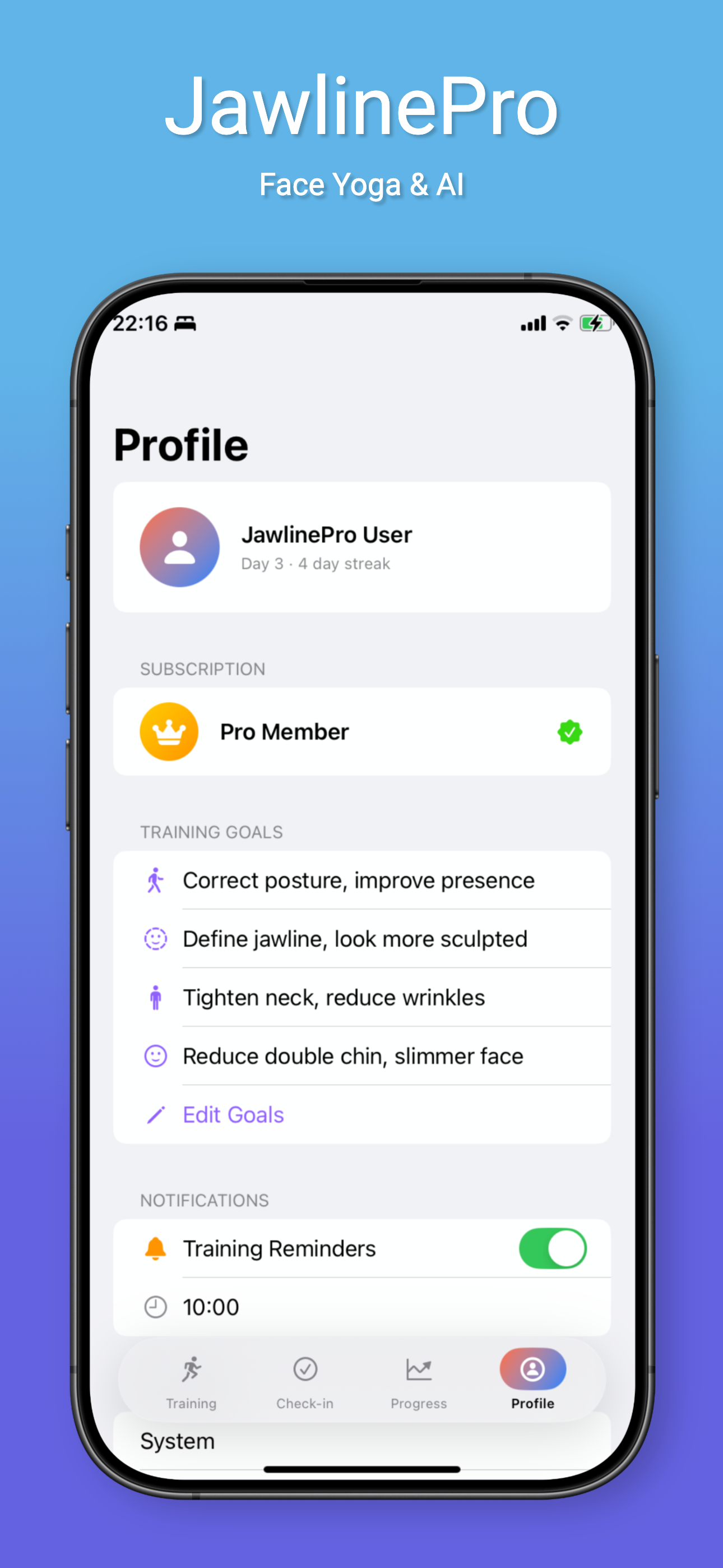 JawlinePro: Face Yoga & AI