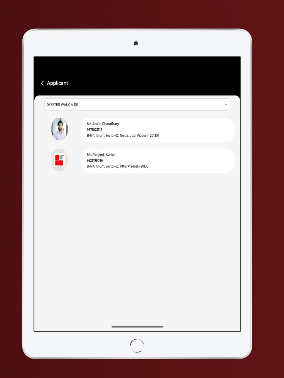 iPad screenshot
