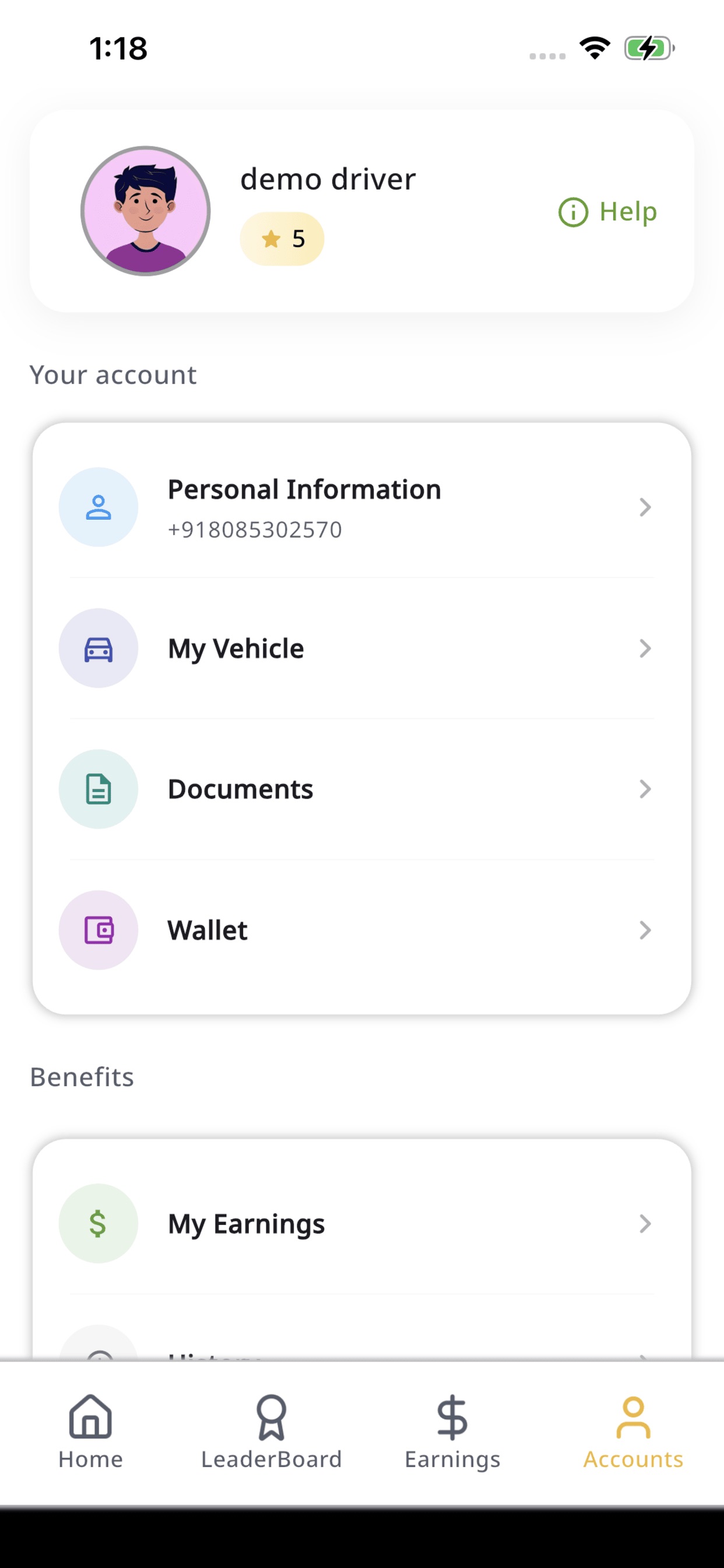 Screenshot 3 of Vayurides Partner