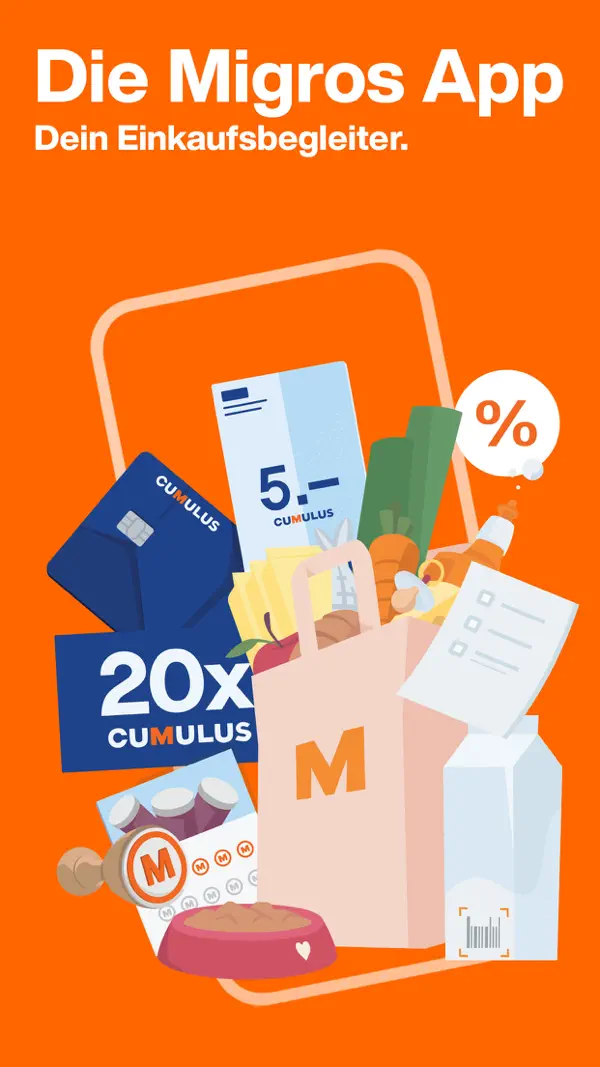 Migros – Einkaufen & Sparen iPhone App Screenshot 1 – Shopping