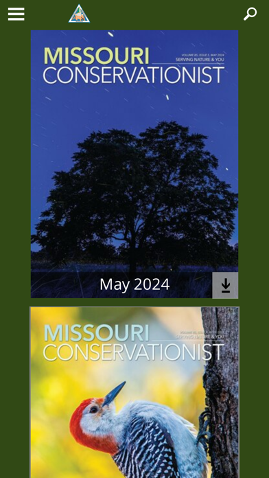 MO Conservationist Magazine Screenshot