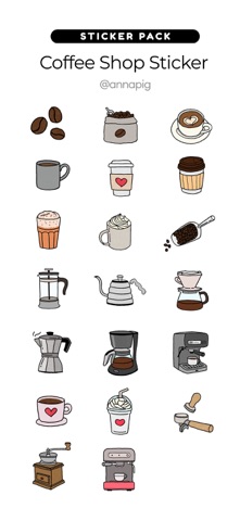 Coffee Shop Sticker screenshot
