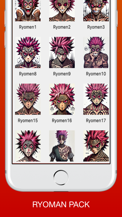 Screenshot #3 pour Sukuna Stickers - Cursed Emoji