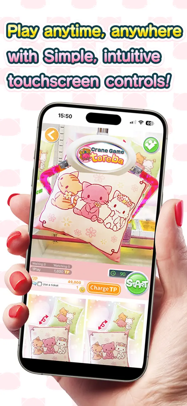 #6. Claw Machine Game Toreba Live! (iOS) Ved: CyberStep, Inc.