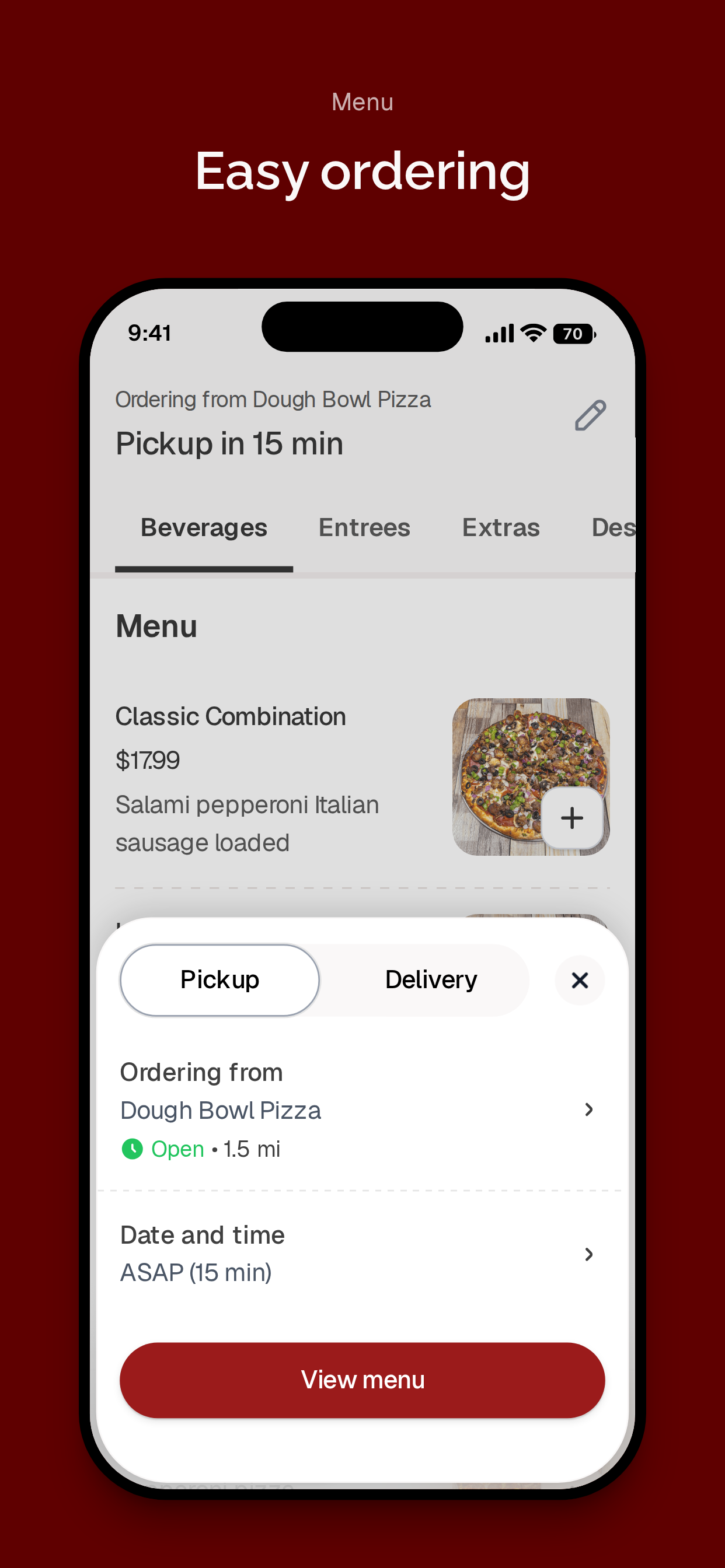 Dough Bowl Pizza screenshot 3
