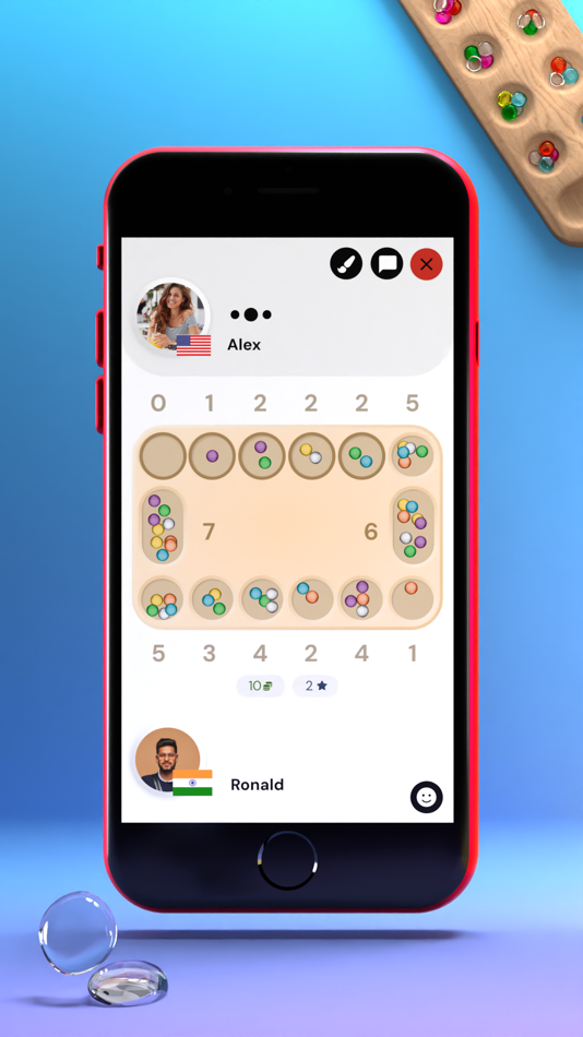 #1. Mancala Online (iOS) 由: DonkeyCat GmbH