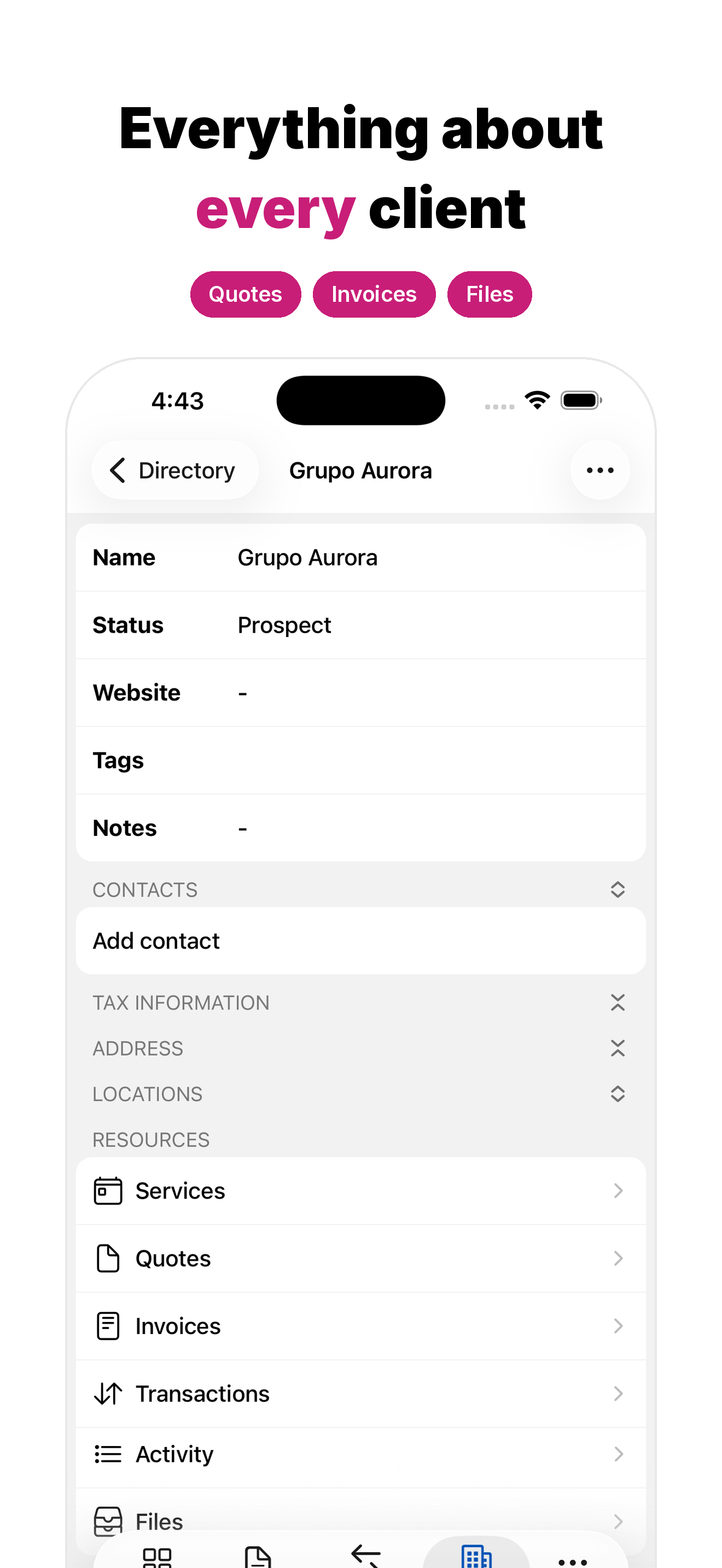 Cretia - Your business, simple screenshot 4