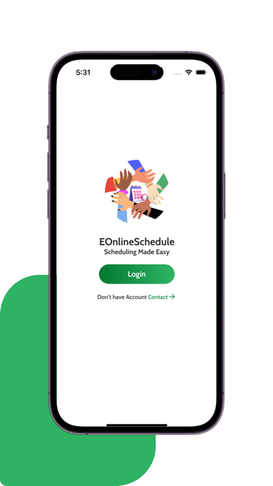 EOnlineScheduler app screenshot