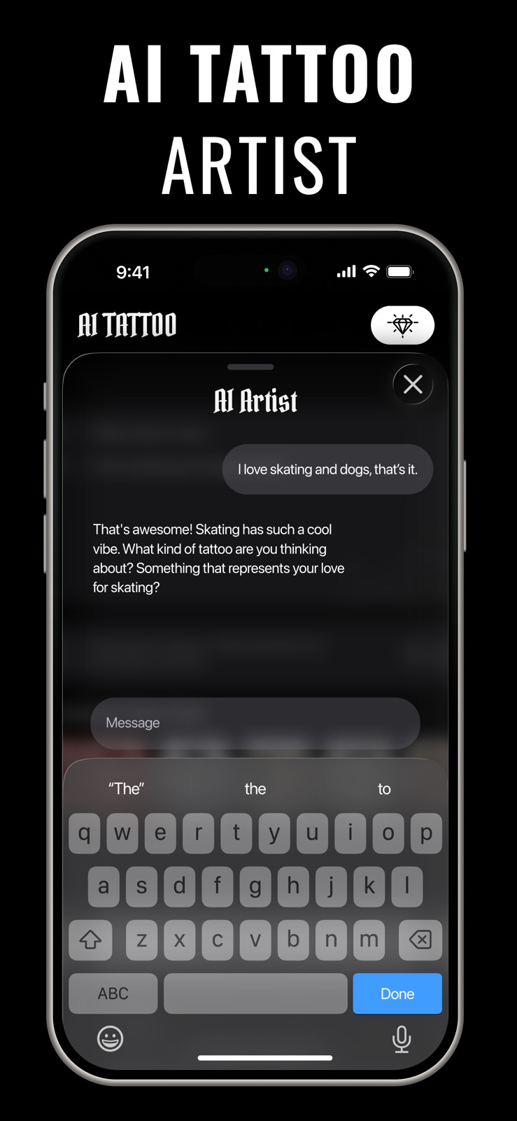 Tattoo AI Design Generator iphone screenshot 3