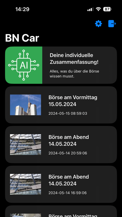 Börsennews Car Screenshot