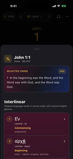 Legacy Study Bible screenshot 3
