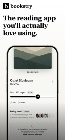 Bookstry: Book Tracker Screenshot 1 of 6