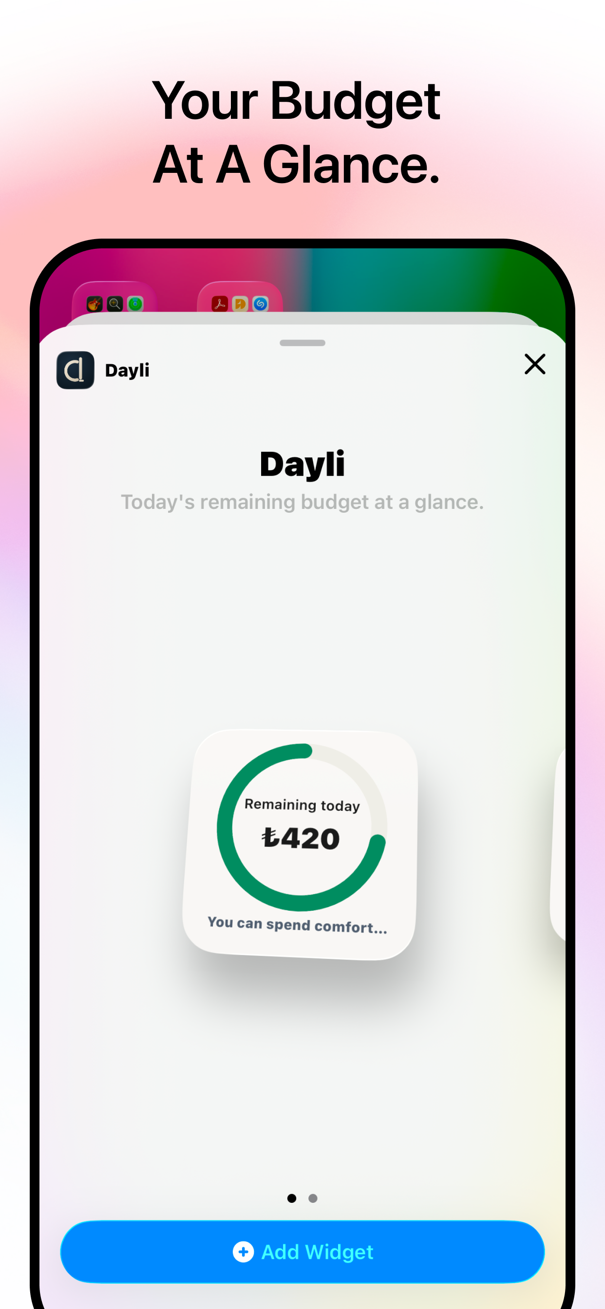 Dayli: Daily Spending Limit screenshot 3