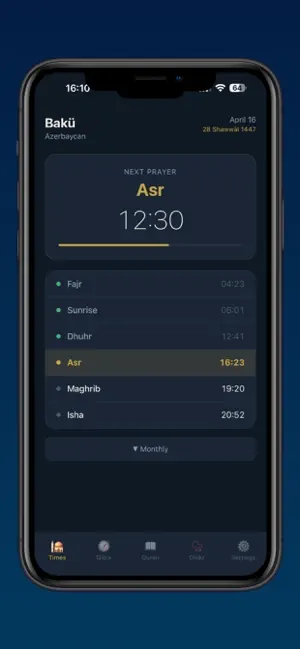 Prayer Times – Adhan & Qibla screenshot 2