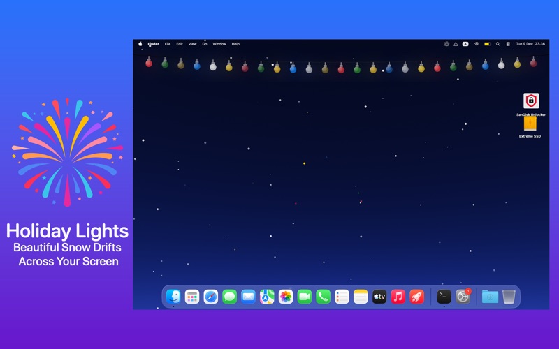 Festive Lights & Desktop Pets iPhone screenshot