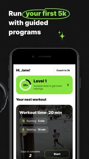 iRun. Couch to Runner : Run 5k screenshot 2
