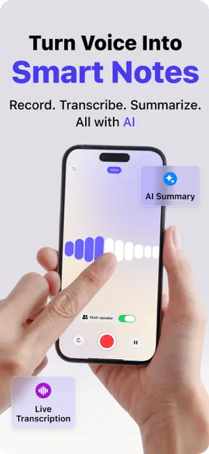 AI Note Taker App: Voicefull . screenshot 1