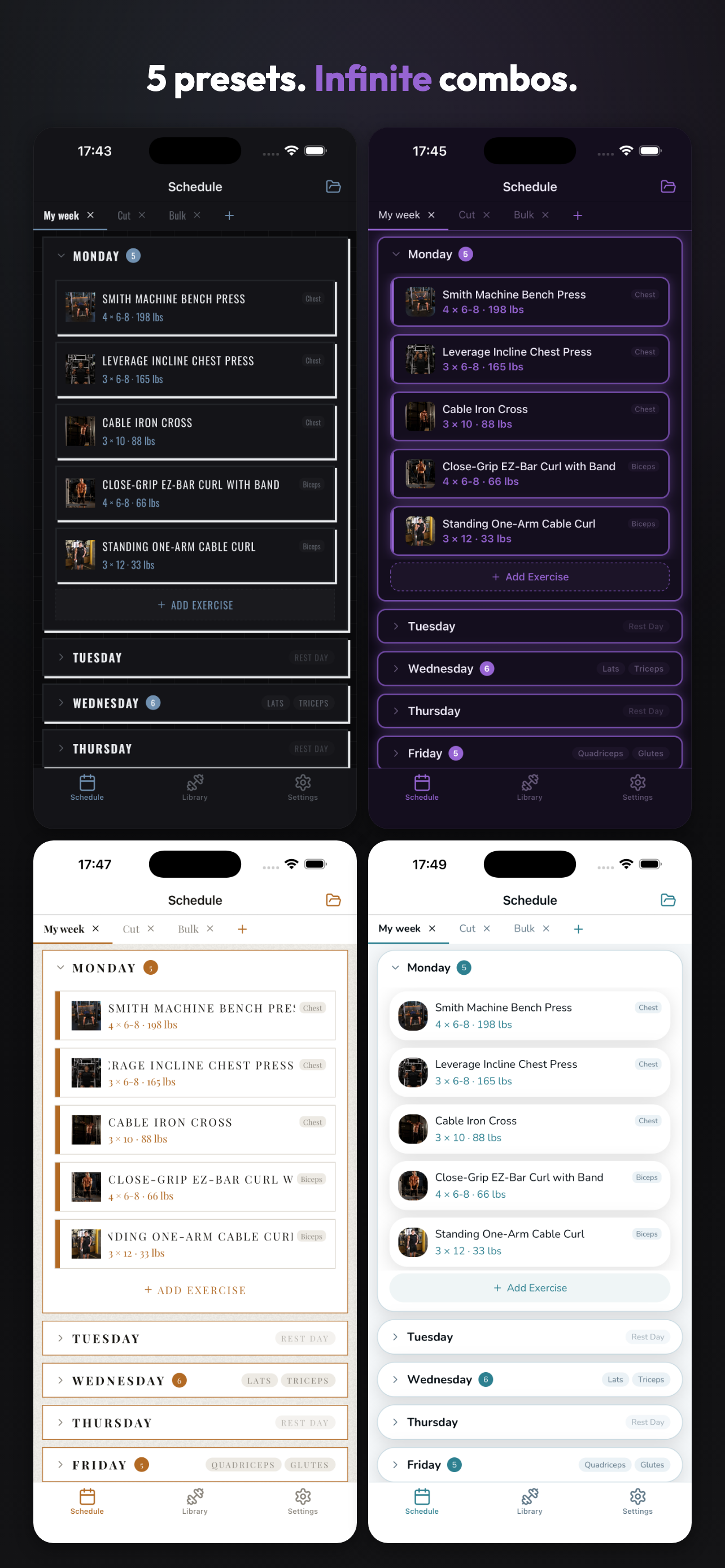 Gymdule - Workout Planner