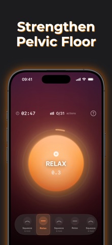 KegelLab: Pelvic Floor Men iPhone screenshot
