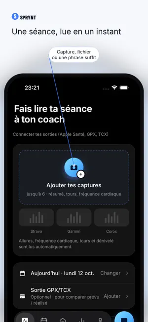 Sprynt Coach Running screenshot 1