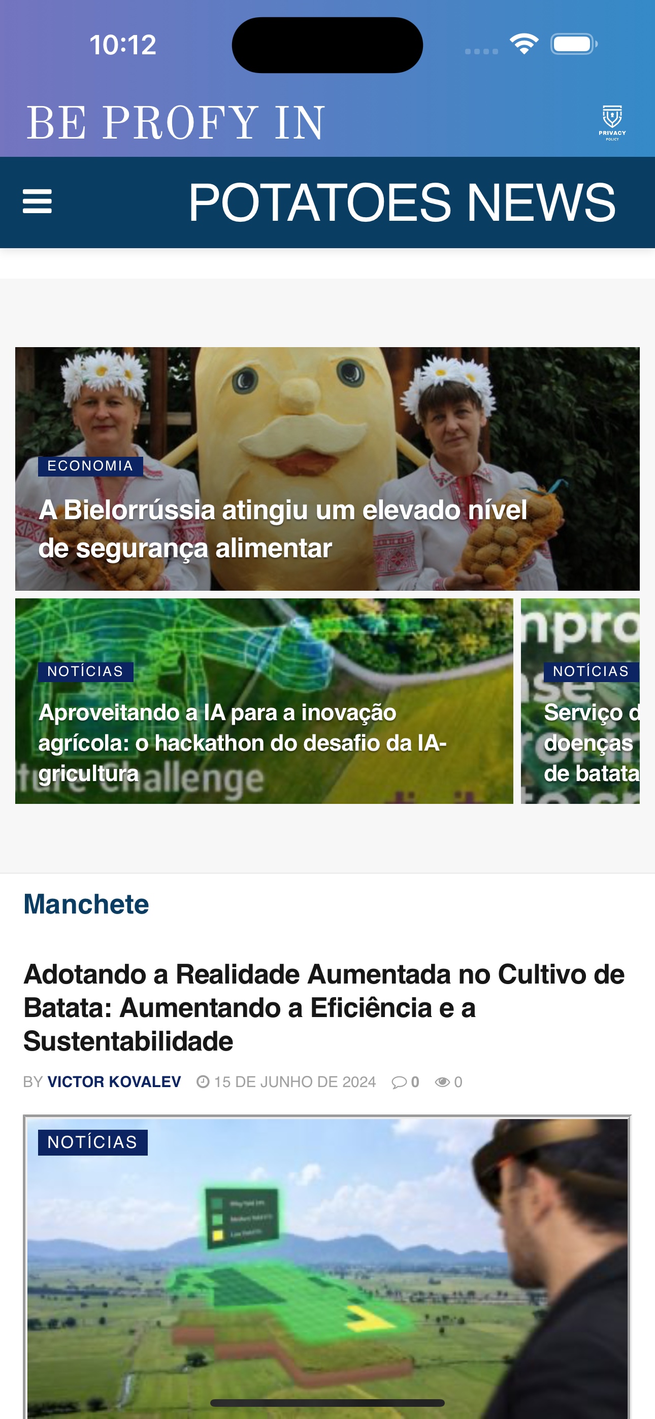 POTATOES NEWS