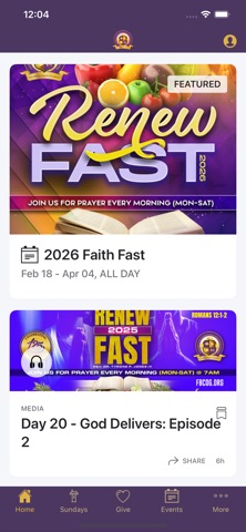 First Baptist Church Guilford app screenshot