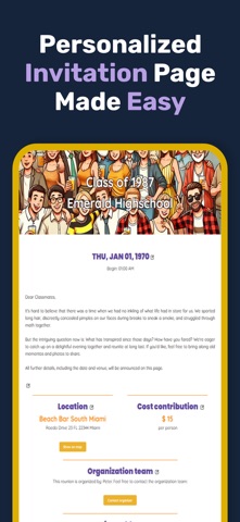 Joynly Reunion Planner screenshot