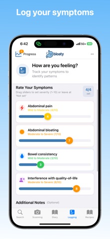 bloaty: FODMAP, Scan & CBT Screenshot 8 of 10