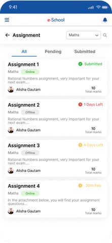 Rosebud School App screenshot