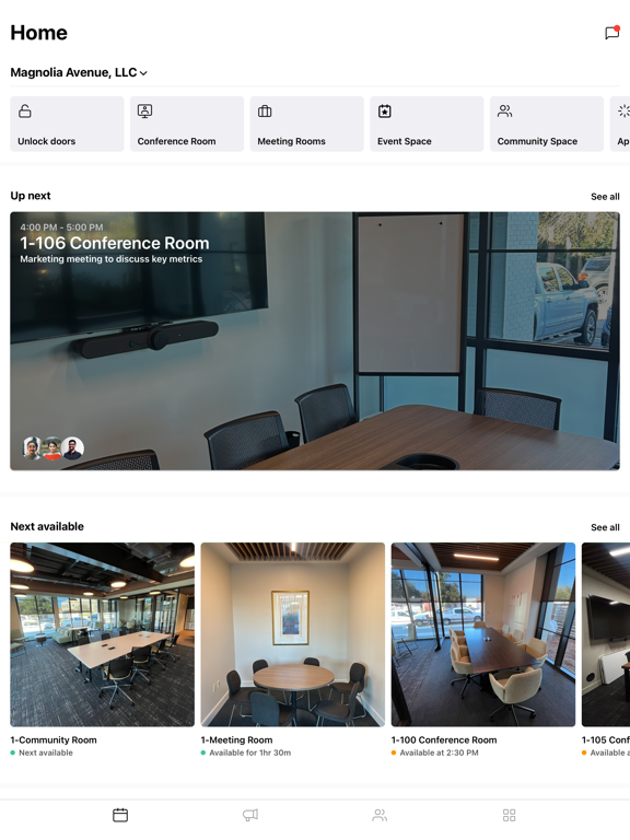The Magnolia Building iPad screenshot 1 - Productivity app