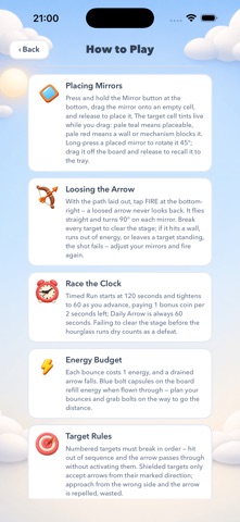 Reflect Arrow iPhone screenshot