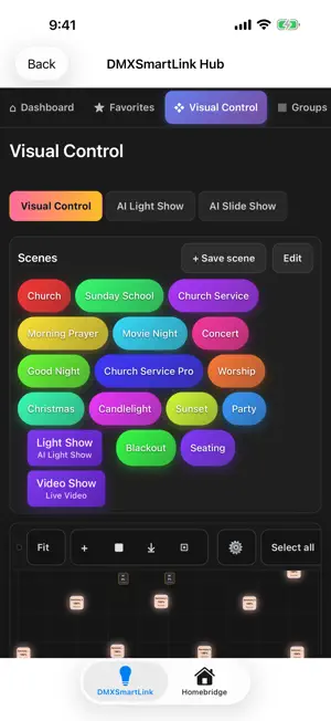 DMXSmartLink Hub screenshot 1